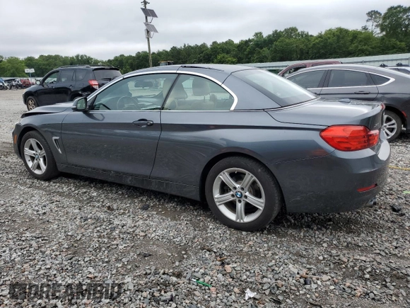 2015 BMW 4 Series 428i xDrive with VIN WBA3T1C58FP819885, listed as a Copart auction lot 57965685 with 80,540 mi miles and Salvage title. Bid and sale history available at DreamBid. Image 2.