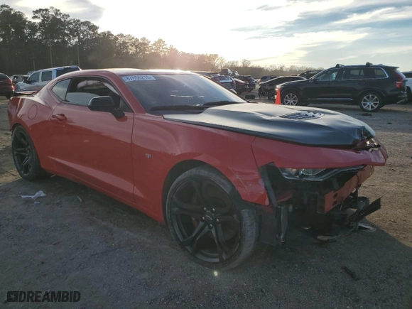 2021 Chevrolet Camaro 2SS with VIN 1G1FH1R71M0104729, listed as a Copart auction lot 87656215 with 42,276 mi miles and Salvage Title. Bid and sale history available at carsss.com. Image 4.