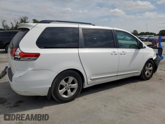2013 Toyota Sienna LE AAS with VIN 5TDKK3DC5DS300080, listed as a Copart auction lot 53667075 with 162,516 mi miles and Salvage Title. Bid and sale history available at carsss.com. Image 3.