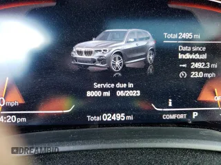 2022 BMW X5 sDrive40i with VIN 5UXCR4C08N9M98312, listed as a Copart auction lot 69814452 with 2,495 mi miles. Bid and sale history available at carsss.com. Image 9.