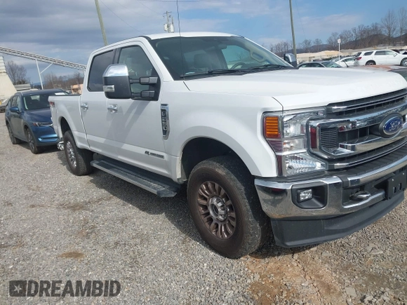 2021 Ford Super Duty F-250 SRW XL with VIN 1FT7W2BT9MEC80591, listed as a IAAI auction lot 41477749 with 32,034 mi miles. Bid and sale history available at carsss.com. Image 1.