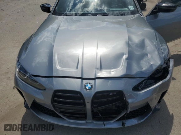 2024 BMW M4 Competition xDrive with VIN WBS43AZ08RCP54091, listed as a Copart auction lot 56533404 with 0 mi miles and Salvage Title. Bid and sale history available at carsss.com. Image 12.