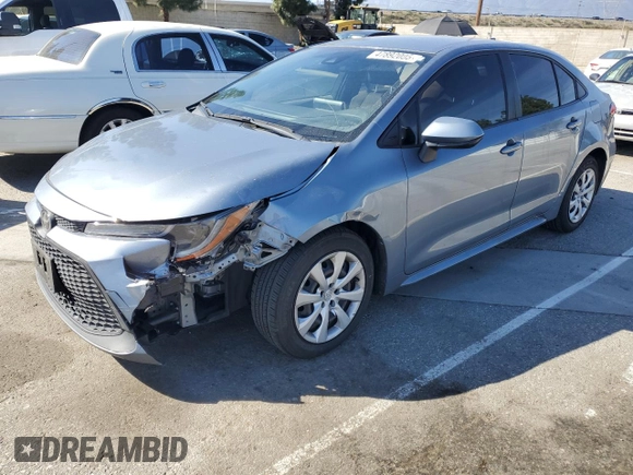 2021 Toyota Corolla LE with VIN JTDEPMAE7MJ150139, listed as a Copart auction lot 47892005 with 72,731 mi miles and Salvage Title. Bid and sale history available at carsss.com. Image 1.