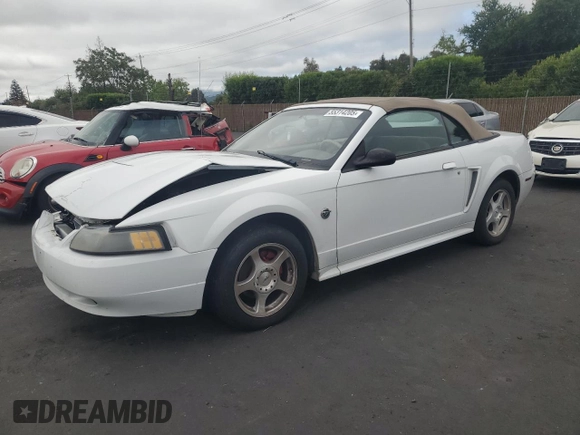 2004 Ford Mustang Deluxe with VIN 1FAFP44664F144530, listed as a Copart auction lot 55314205 with 171,075 mi miles and Salvage title. Bid and sale history available at DreamBid. Image 1.