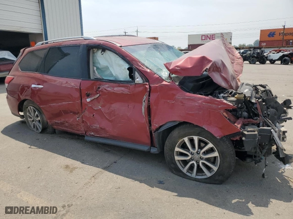 2015 Nissan Pathfinder S with VIN 5N1AR2MN1FC603067, listed as a Copart auction lot 64508484 with 0 mi miles and Salvage Title. Bid and sale history available at carsss.com. Image 4.