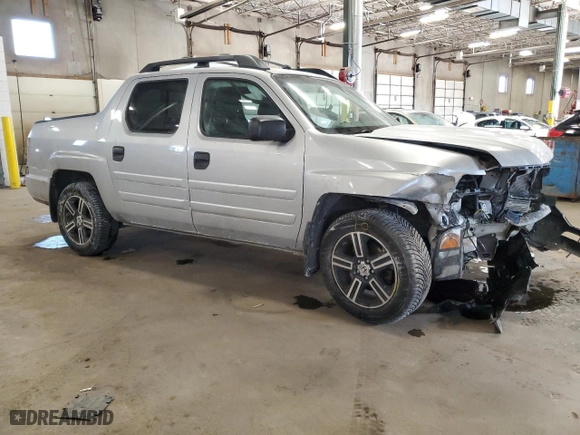 2013 Honda Ridgeline Sport with VIN 5FPYK1F74DB005983, listed as a Copart auction lot 45677195 with 161,955 mi miles and Salvage Title. Bid and sale history available at carsss.com. Image 4.