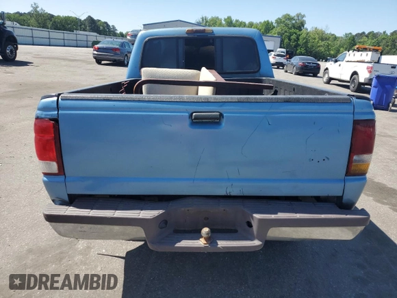 1997 Ford Ranger XLT with VIN 1FTCR10A2VUD26027, listed as a Copart auction lot 54623335 with Not provided miles and Salvage title. Bid and sale history available at DreamBid. Image 6.