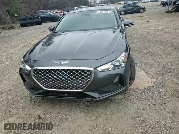 2019 Genesis G70 Advanced with VIN KMTG74LE6KU024096, listed as a Copart auction lot 44221875 with 71,251 mi miles and Salvage Title. Bid and sale history available at carsss.com. Image 10.