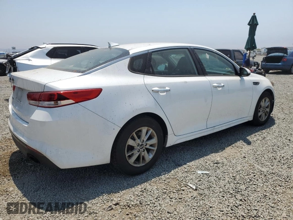 2016 Kia Optima LX with VIN 5XXGT4L32GG050037, listed as a Copart auction lot 64854025 with 130,438 mi miles and Clean title. Bid and sale history available at DreamBid. Image 3.