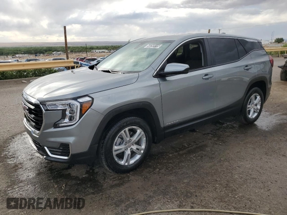 2024 GMC Terrain SLE with VIN 3GKALTEG9RL342229, listed as a Copart auction lot 55255115 with 31,492 mi miles and Clean Title. Bid and sale history available at carsss.com. Image 1.