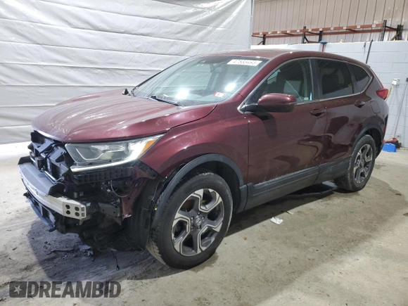 2018 Honda CR-V EX-L with VIN 7FARW2H89JE003899, listed as a Copart auction lot 47533495 with 116,416 mi miles and Salvage Title. Bid and sale history available at carsss.com. Image 1.