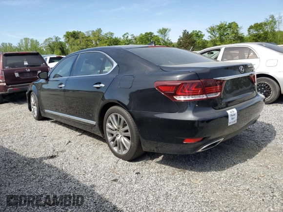 2016 Lexus LS 460 L with VIN JTHGL5EF0G5056502, listed as a Copart auction lot 53759455 with 77,031 mi miles and Salvage title. Bid and sale history available at DreamBid. Image 2.