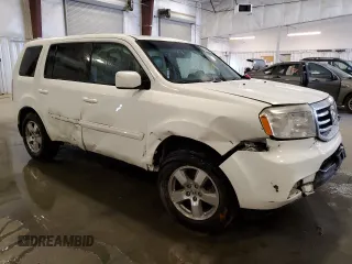 2013 Honda Pilot EX-L with VIN 5FNYF4H55DB047086, listed as a Copart auction lot 60793505 with Not provided miles and Salvage title. Bid and sale history available at DreamBid. Image 4.