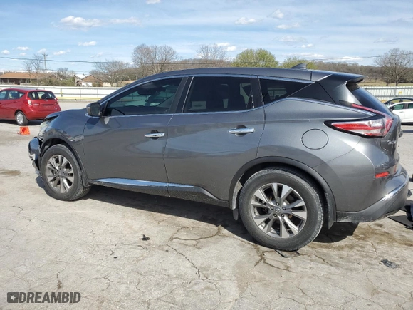 2016 Nissan Murano SV with VIN 5N1AZ2MG0GN169702, listed as a Copart auction lot 50303555 with 142,024 mi miles and Salvage Title. Bid and sale history available at carsss.com. Image 2.