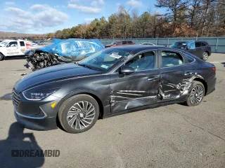 2023 Hyundai Sonata Hybrid SEL with VIN KMHL34JJ2PA073714, listed as a Copart auction lot 87590965 with 32,418 mi miles and Non Repairable. Bid and sale history available at carsss.com. Image 1.