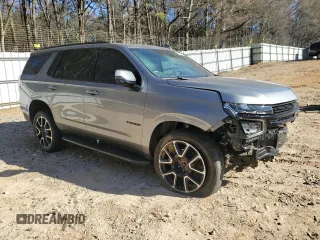 2023 Chevrolet Tahoe RST with VIN 1GNSKRKD2PR327701, listed as a Copart auction lot 49685915 with 37,500 mi miles and Salvage title. Bid and sale history available at DreamBid. Image 4.