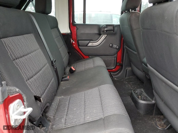 2012 Jeep Wrangler Unlimited Sport with VIN 1C4BJWDG1CL135894, listed as a Copart auction lot 52422245 with 143,670 mi miles and Salvage Title. Bid and sale history available at carsss.com. Image 11.