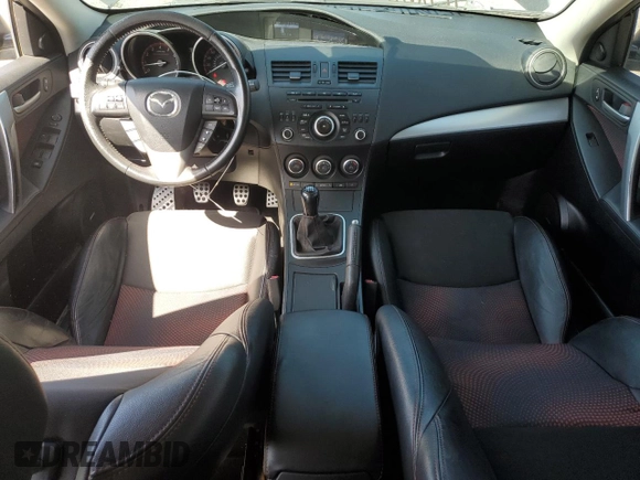 2012 Mazda 3 Mazdaspeed3 Touring with VIN JM1BL1L48C1681124, listed as a Copart auction lot 49603835 with 122,382 mi miles and Salvage Title. Bid and sale history available at DreamBid. Image 8.