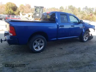 2017 Ram 1500 Express with VIN 1C6RR7FT4HS636032, listed as a Copart auction lot 78514034 with 122,678 mi miles and Salvage Title. Bid and sale history available at carsss.com. Image 3.