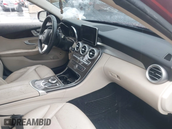 2017 Mercedes-Benz C 300 with VIN 55SWF4KB9HU212762, listed as a IAAI auction lot 41111475 with 88,849 mi miles and . Bid and sale history available at DreamBid. Image 5.