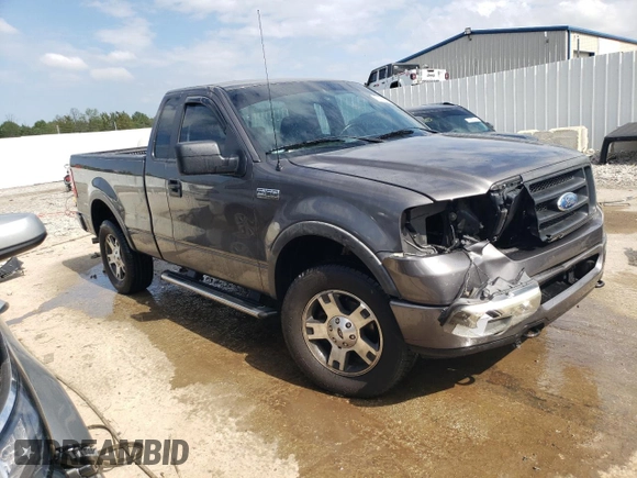 2008 Ford F-150 XL with VIN 1FTRF14V38KC73242, listed as a Copart auction lot 72579034 with 155,310 mi miles and Salvage Title. Bid and sale history available at carsss.com. Image 4.