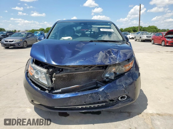 2014 Honda Odyssey Touring with VIN 5FNRL5H97EB037439, listed as a Copart auction lot 62782035 with 153,315 mi miles and Salvage title. Bid and sale history available at DreamBid. Image 5.