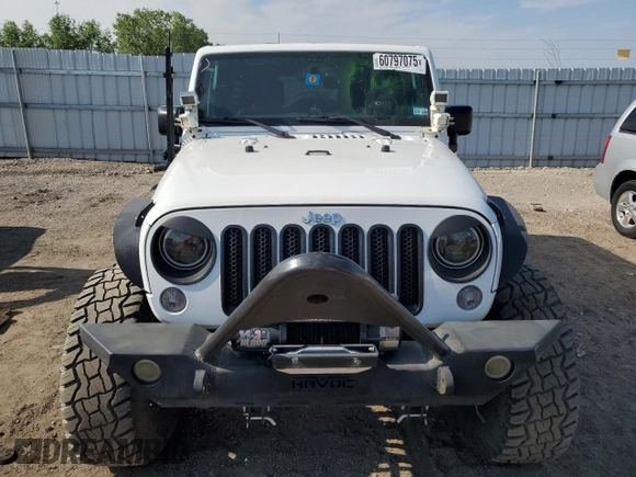 2015 Jeep Wrangler Unlimited Rubicon with VIN 1C4BJWFG1FL750561, listed as a Copart auction lot 60797075 with 95,677 mi miles and Salvage title. Bid and sale history available at DreamBid. Image 5.