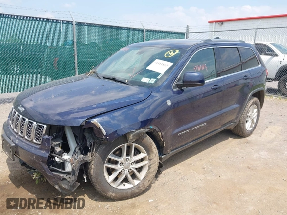 2017 Jeep Grand Cherokee Laredo with VIN 1C4RJFAG6HC669922, listed as a IAAI auction lot 42411815 with 120,345 mi miles and . Bid and sale history available at DreamBid. Image 2.