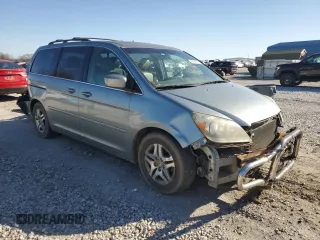 2006 Honda Odyssey EX-L with VIN 5FNRL38686B093840, listed as a Copart auction lot 48585255 with 210,384 mi miles and Salvage Title. Bid and sale history available at carsss.com. Image 4.