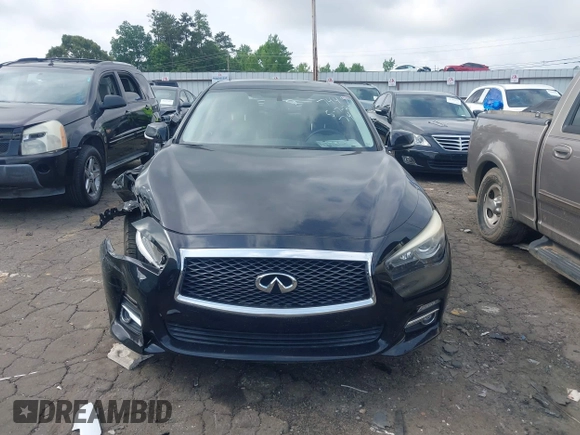 2014 Infiniti Q50 z VIN JN1BV7AP7EM677449, wystawiony jako IAAI lot #42278173 z przebiegiem 116 357 mil mil oraz . Historia ofert i sprzedaży dostępna na DreamBid. Obrazek 12.