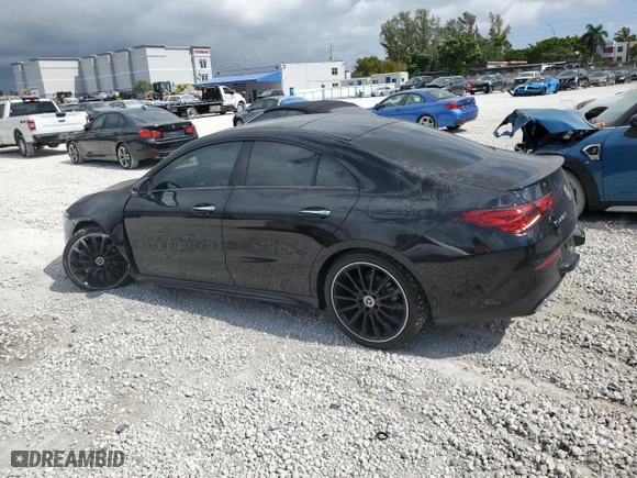 2023 Mercedes-Benz CLA with VIN W1K5J4GB5PN370400, listed as a Copart auction lot 45583925 with 22,073 mi miles and Salvage Title. Bid and sale history available at carsss.com. Image 2.
