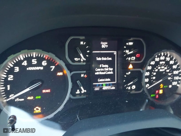 2019 Toyota Tundra 4WD SR5 with VIN 5TFAY5F11KX857951, listed as a IAAI auction lot 41149534 with 48,955 mi miles. Bid and sale history available at carsss.com. Image 7.