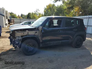 2017 Jeep Renegade Sport with VIN ZACCJBAB7HPF38948, listed as a Copart auction lot 71462884 with 151,408 mi miles and Salvage Title. Bid and sale history available at carsss.com. Image 1.