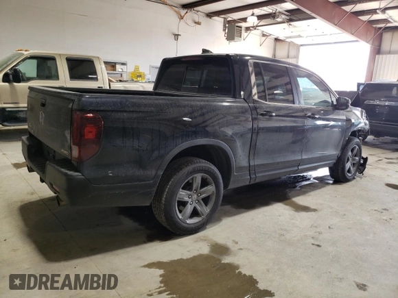 2022 Honda Ridgeline RTL z VIN 5FPYK3F54NB004098, wystawiony jako Copart lot #47459195 z przebiegiem 97 068 mil mil oraz Szkoda całkowita • Salvage title. Historia ofert i sprzedaży dostępna na DreamBid. Obrazek 3.