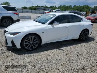 2021 Lexus IS 350 F Sport z VIN JTHGZ1E24M5020585, wystawiony jako Copart lot #58933745 z przebiegiem 53 446 mil mil oraz Szkoda całkowita • Salvage title. Historia ofert i sprzedaży dostępna na DreamBid. Obrazek 1.