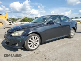 2008 Lexus IS 250 with VIN JTHCK262782022779, listed as a Copart auction lot 67102005 with 94,941 mi miles and Salvage title. Bid and sale history available at DreamBid. Image 1.