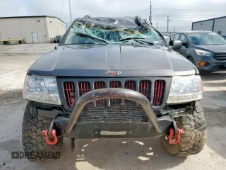 2003 Jeep Grand Cherokee Laredo with VIN 1J4GX48S63C604527, listed as a Copart auction lot 55996725 with Not provided miles and Non repairable. Bid and sale history available at DreamBid. Image 5.