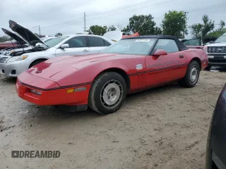 1986 Chevrolet Corvette with VIN 1G1YY6789G5902565, listed as a Copart auction lot 74721124 with 95,252 mi miles and Non Repairable. Bid and sale history available at carsss.com. Image 1.