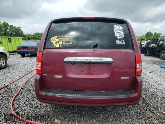 2008 Chrysler Town & Country Touring with VIN 2A8HR54P58R828858, listed as a Copart auction lot 59931165 with 232,068 mi miles and Salvage title. Bid and sale history available at DreamBid. Image 6.
