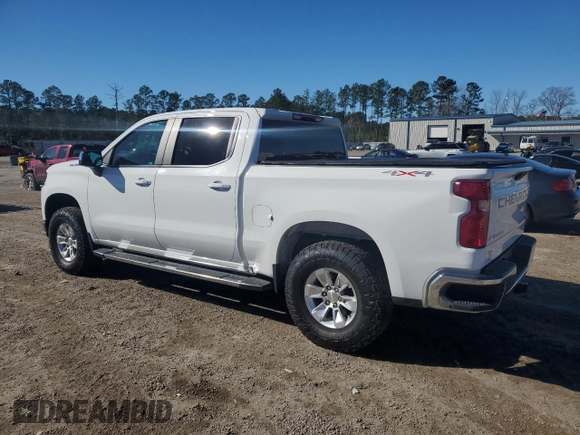 2021 Chevrolet Silverado 1500 LT with VIN 3GCUYDET1MG276340, listed as a Copart auction lot 87380464 with 74,499 mi miles and Salvage Title. Bid and sale history available at carsss.com. Image 2.