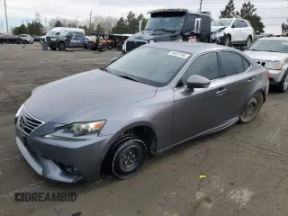 2014 Lexus IS 350 with VIN JTHCE1D24E5000477, listed as a Copart auction lot 44457245 with 132,084 mi miles and Salvage Title. Bid and sale history available at carsss.com. Image 1.