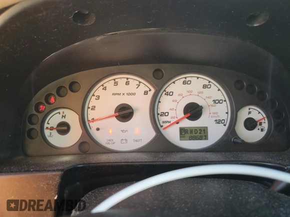 2004 Ford Escape Limited with VIN 1FMCU041X4KA45604, listed as a Copart auction lot 80974334 with 88,687 mi miles and Salvage title. Bid and sale history available at DreamBid. Image 9.