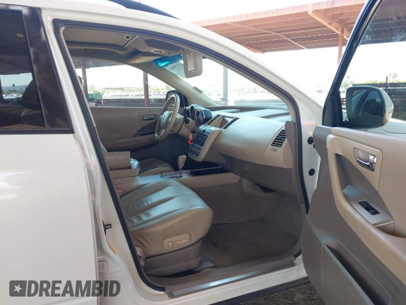 2007 Nissan Murano SL with VIN JN8AZ08T27W514310, listed as a IAAI auction lot 42474926 with 176,645 mi miles and . Bid and sale history available at DreamBid. Image 5.