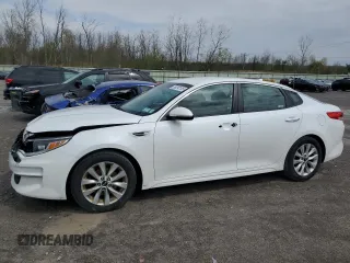 2016 Kia Optima LX z VIN 5XXGT4L32GG072703, wystawiony jako Copart lot #55293105 z przebiegiem 99 383 mil mil oraz Szkoda całkowita • Salvage title. Historia ofert i sprzedaży dostępna na DreamBid. Obrazek 1.