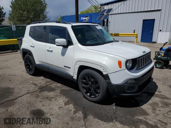 2017 Jeep Renegade Latitude with VIN ZACCJABB8HPE67123, listed as a Copart auction lot 55594475 with 101,646 mi miles and Salvage Title. Bid and sale history available at carsss.com. Image 4.