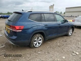 2018 Volkswagen Atlas SE with VIN 1V2DP2CA1JC592679, listed as a Copart auction lot 54727595 with 143,310 mi miles and Salvage title. Bid and sale history available at DreamBid. Image 3.