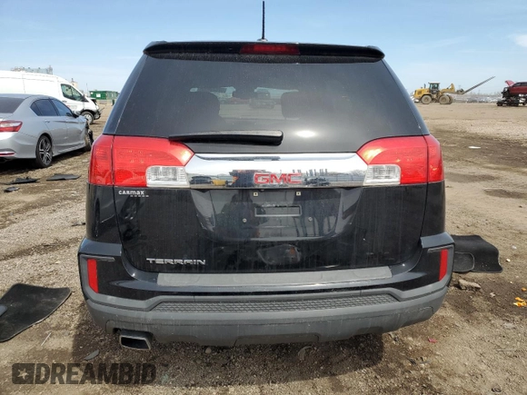 2016 GMC Terrain SLE with VIN 2GKALMEK6G6245324, listed as a Copart auction lot 52579815 with 63,156 mi miles and Salvage Title. Bid and sale history available at carsss.com. Image 6.
