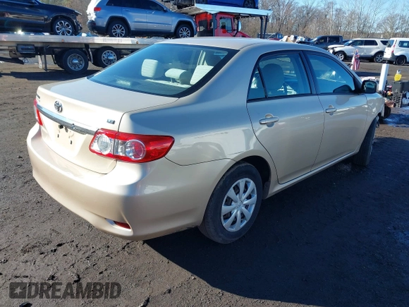 2011 Toyota Corolla L with VIN 2T1BU4EE3BC715128, listed as a IAAI auction lot 41806425 with 162,740 mi miles. Bid and sale history available at carsss.com. Image 4.