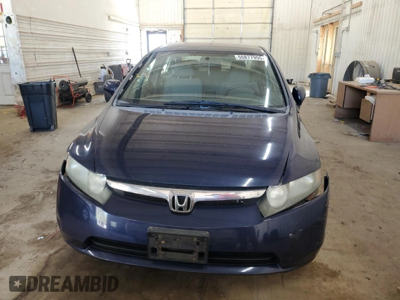 2008 Honda Civic LX with VIN 1HGFA16538L101125, listed as a Copart auction lot 55877955 with 191,387 mi miles and Non Repairable. Bid and sale history available at DreamBid. Image 5.