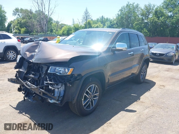 2020 Jeep Grand Cherokee Limited with VIN 1C4RJFBG3LC390502, listed as a IAAI auction lot 42570279 with 36,037 mi miles and . Bid and sale history available at DreamBid. Image 17.